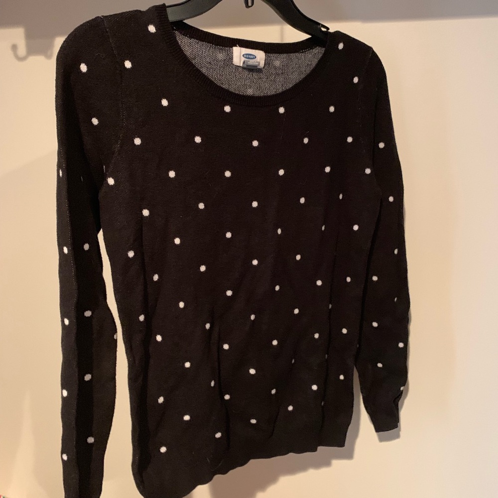 Polka dot sweater